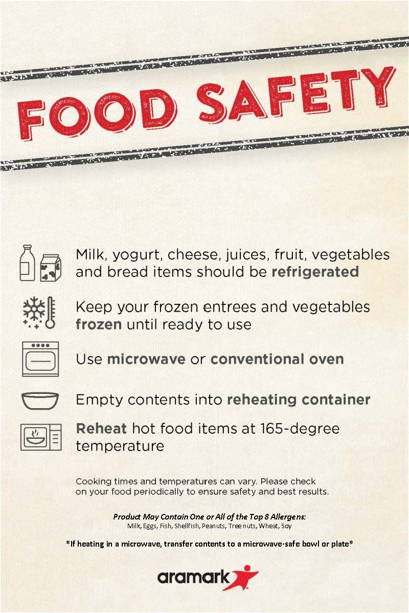 Food Safety Reheat Food Flyer 